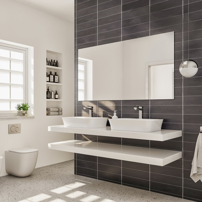 Latitude Run® Azaireyah Modern & Contemporary Frameless Bathroom/Vanity